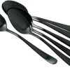 Amefa Austin 1410 Cuillères à Moka, Noir Mat, 6 Pièces