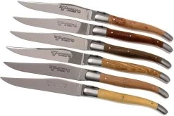 Laguiole En Aubrac Set De Couteaux à Steak (6 Pièces) Bois Français