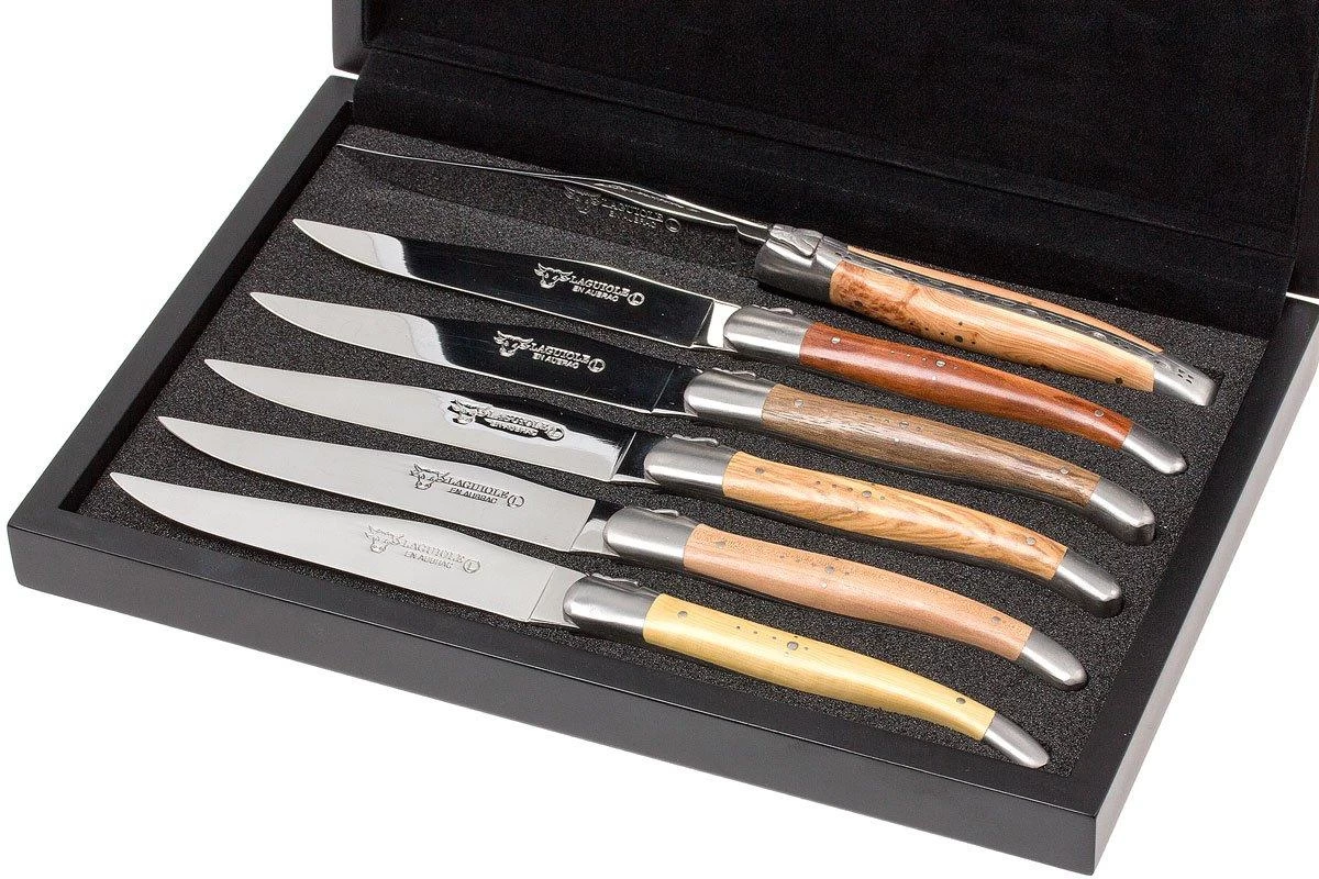 Laguiole En Aubrac Set De Couteaux à Steak (6 Pièces) Bois Français 2 Laguiole En Aubrac Set De Couteaux à Steak (6 Pièces) Bois Français – Image 2