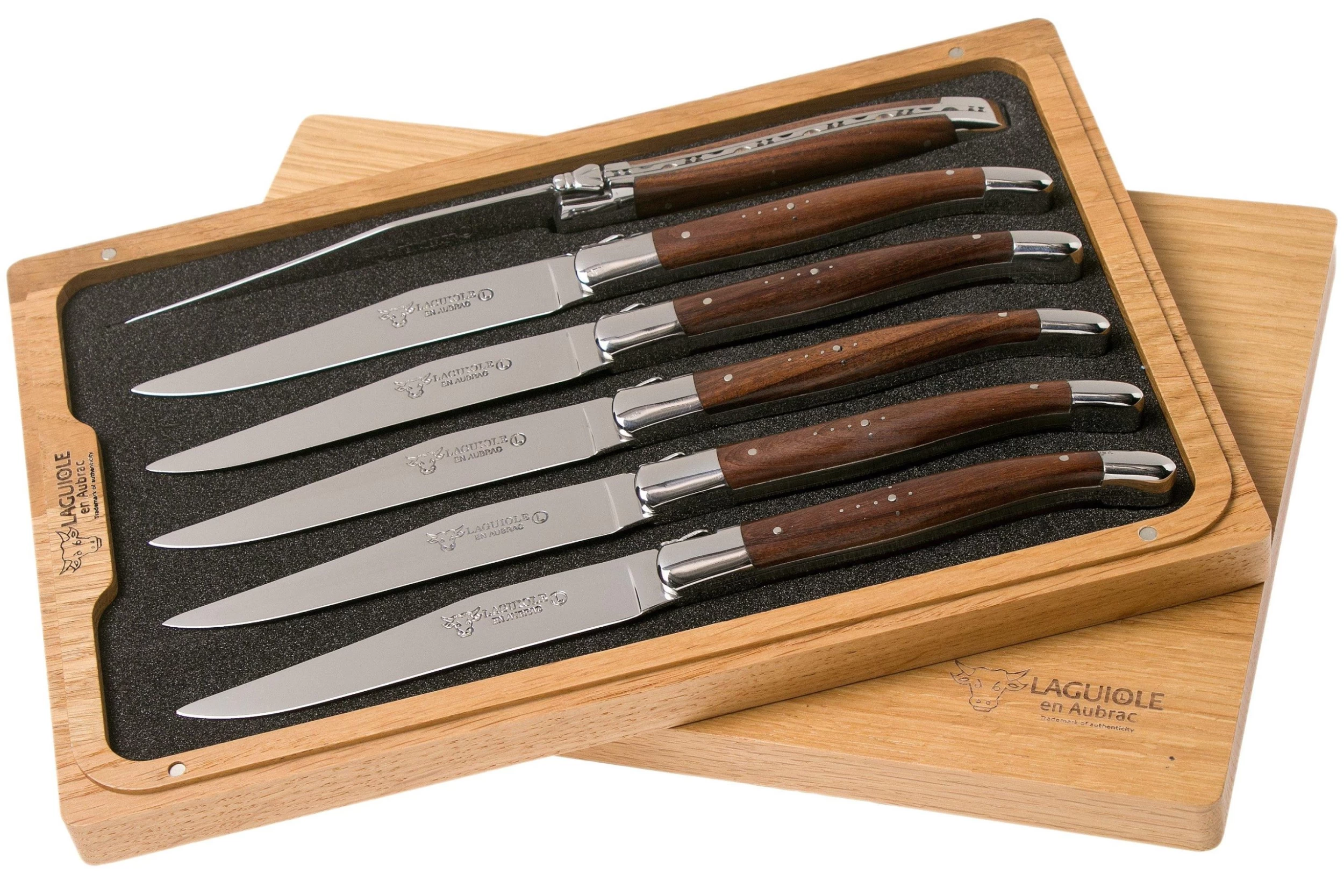 Laguiole En Aubrac Morado 62C99MORIH Set De 6 Couteaux à Steak Amarante 1 Laguiole En Aubrac Morado 62C99MORIH Set De 6 Couteaux à Steak Amarante