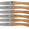 Laguiole En Aubrac Ecir Set De Couteaux à Steak 6 Pièces En Bois D'olivier