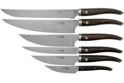 Laguiole En Aubrac Gourmet COL99CUIGOEBIB Set De 6 Couteaux Bois D'ébène Avec Bloc à Couteaux -Couteaux De Cuisine AUCOL99CUIGOEBIB 04 laguiole en aubrac