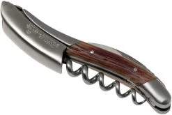 Laguiole En Aubrac Couteau Sommelier En Chêne De Barrique Infusé Dans Du Vin Rouge