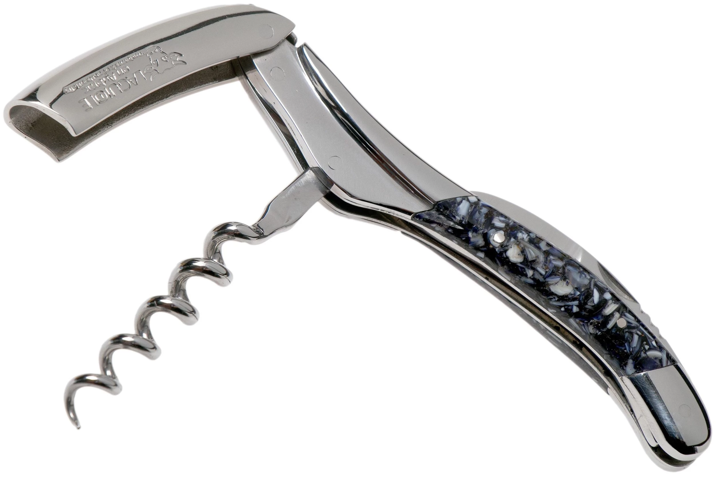 Laguiole En Aubrac SOM99CQHI Couteau Sommelier Coquille De Moule 2 Laguiole En Aubrac SOM99CQHI Couteau Sommelier Coquille De Moule – Image 2