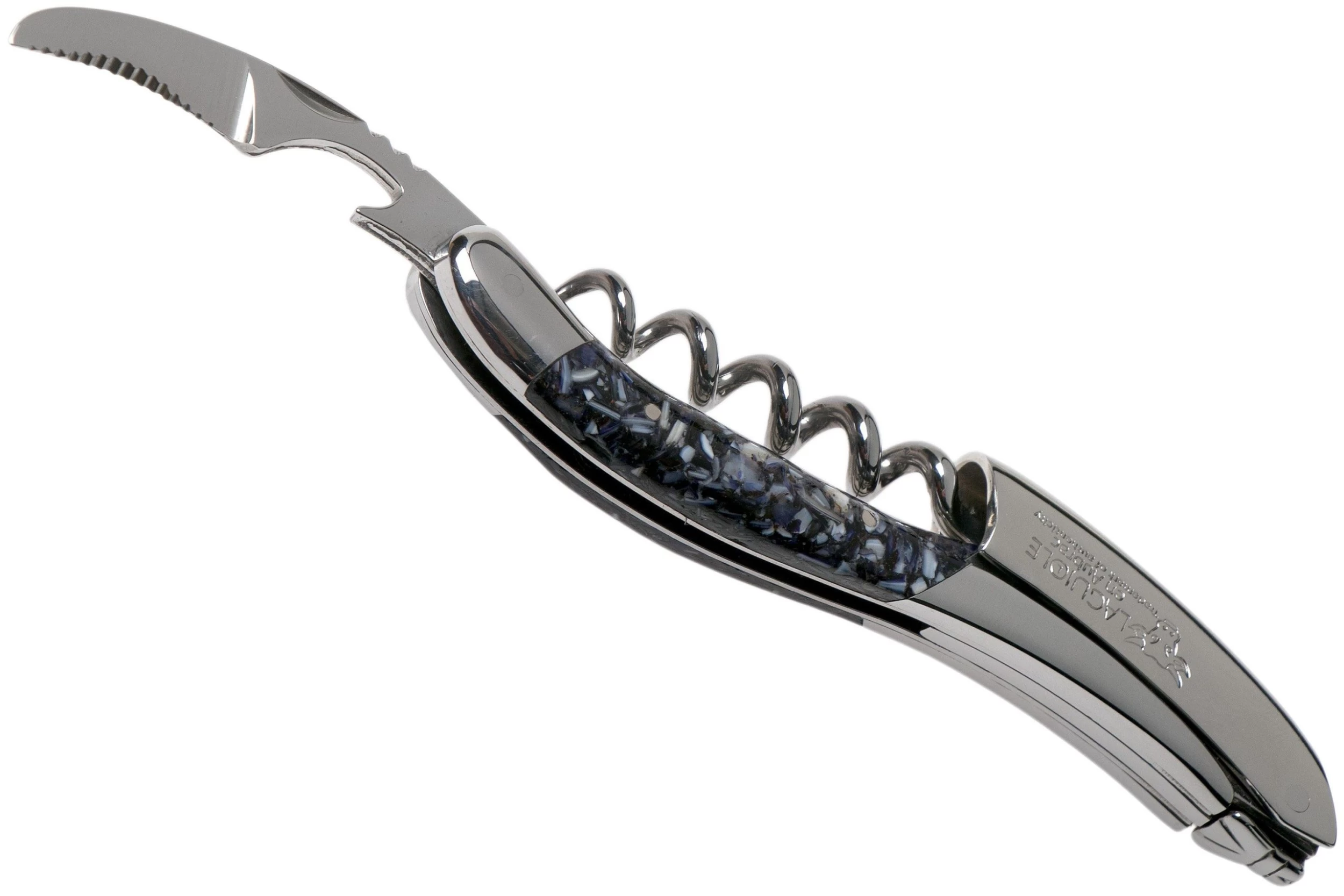 Laguiole En Aubrac SOM99CQHI Couteau Sommelier Coquille De Moule 3 Laguiole En Aubrac SOM99CQHI Couteau Sommelier Coquille De Moule – Image 3