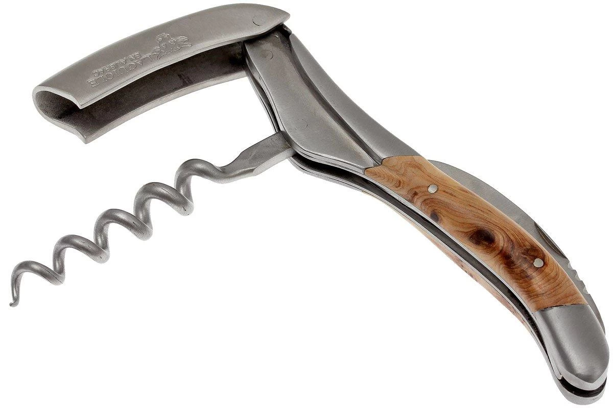 Laguiole En Aubrac Couteau Sommelier Manche En Bois De Genévrier 2 Laguiole En Aubrac Couteau Sommelier Manche En Bois De Genévrier – Image 2