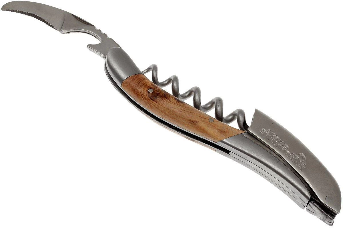 Laguiole En Aubrac Couteau Sommelier Manche En Bois De Genévrier 3 Laguiole En Aubrac Couteau Sommelier Manche En Bois De Genévrier – Image 3