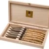 Claude Dozorme Laguiole Coffret De Couteaux à Steak 6 Pièces, Olivier