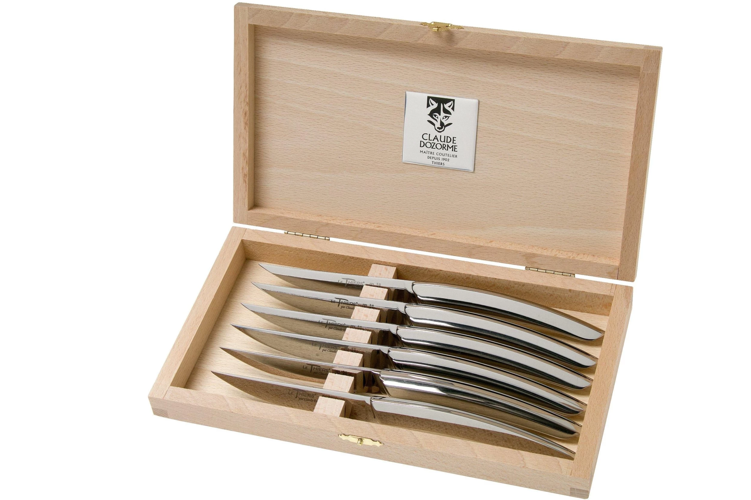 Claude Dozorme Le Thiers Coffret De Couteaux à Steak, 6 Pièces, Inox 6 Claude Dozorme Le Thiers Coffret De Couteaux à Steak, 6 Pièces, Inox – Image 6