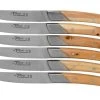 Claude Dozorme Le Thiers Art Deco Coffret De Couteaux à Steak, 6 Pièces, Genévrier