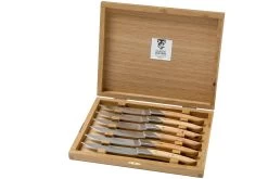 Claude Dozorme Le Thiers Art Deco Coffret De Couteaux à Steak, 6 Pièces, Genévrier -Couteaux De Cuisine CD5 90 001 47MI 06 claude dozorme