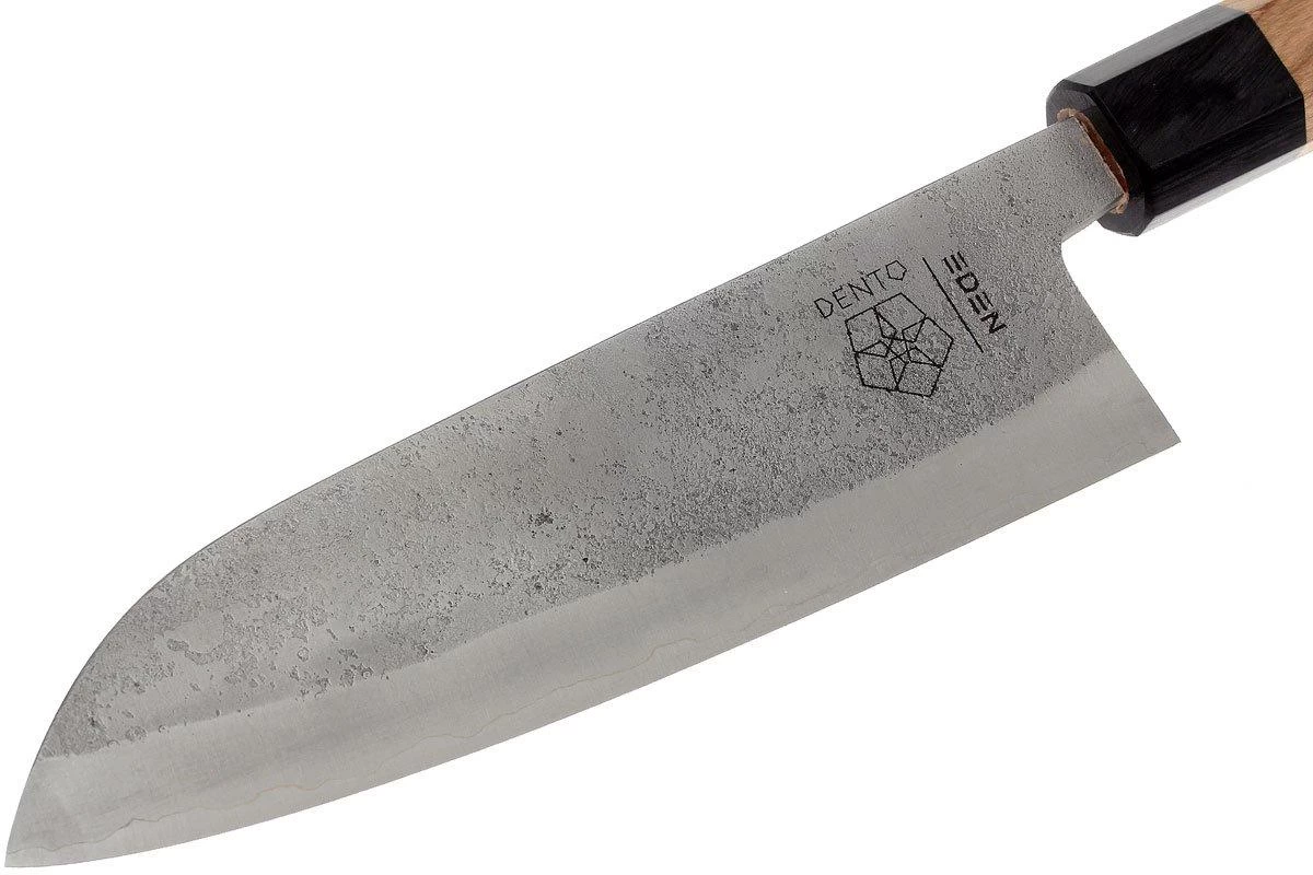 Eden Dento Santoku 16,5 Cm, Acier Aogami 2 Eden Dento Santoku 16,5 Cm, Acier Aogami – Image 2