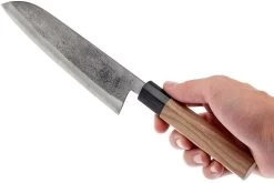 Eden Dento Santoku 16,5 Cm, Acier Aogami 12 Eden Dento Santoku 16,5 Cm, Acier Aogami -Couteaux De Cuisine EQ2070 316 06 eden dento santoku eq2070 316 06