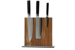 Eden Magnetic Knife Block EQB101 Bois D'acacia -Couteaux De Cuisine EQB101 05 eden