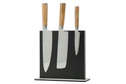 Eden Magnetic Knife Block EQB102 Bois De Frêne, Noir -Couteaux De Cuisine EQB102 05 eden