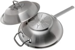 Fissler Original Pro Collection 084-888-30-000 Wok Avec Couvercle, 30 Cm -Couteaux De Cuisine FI084 888 30 000 04 fissler