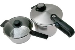 Fissler Vitavit Premium 622-412-13-090, Set Autocuiseur 4 Pièces Avec Couvercle En Verre -Couteaux De Cuisine FI622 412 13 090 02 fissler