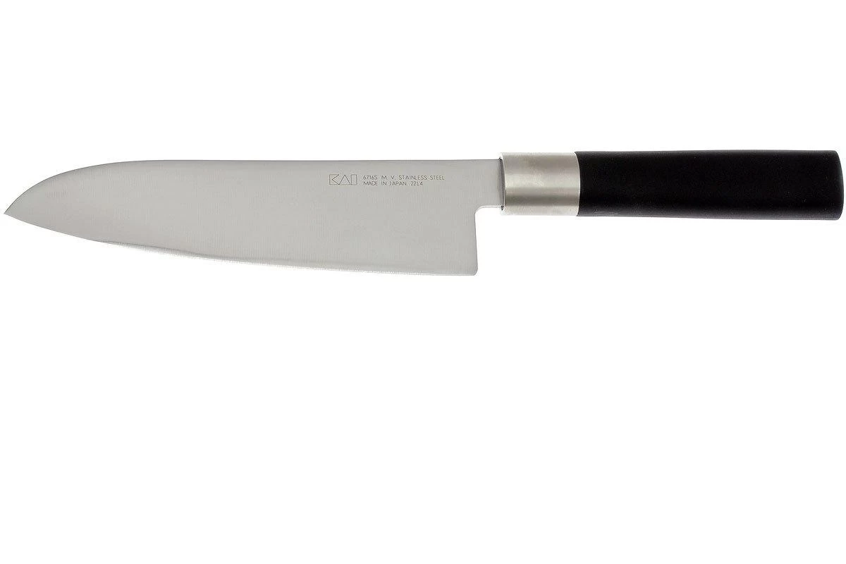 Kai Wasabi Black Santoku 16.5cm 6716S 1 Kai Wasabi Black Santoku 16.5cm 6716S