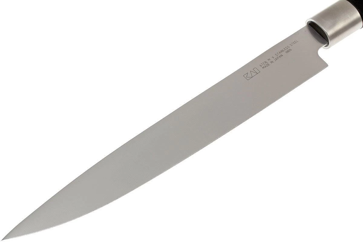 Kai Wasabi Black Couteau à Viande 23cm 6723L 1 Kai Wasabi Black Couteau à Viande 23cm 6723L