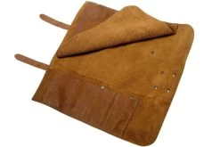 Knivesandtools Pochette à Couteaux En Cuir, Utah Rust 45x47 -Couteaux De Cuisine KNKB340147 5 03 knivesandtools tas knkb340147 5 03