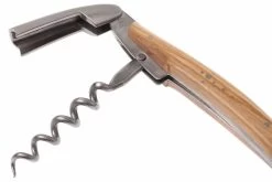 Forge De Laguiole LASOMOL, Couteau De Sommelier, Bois D'olivier -Couteaux De Cuisine LASOMOL 03 forge de laguiole kelnermes lasomol d3