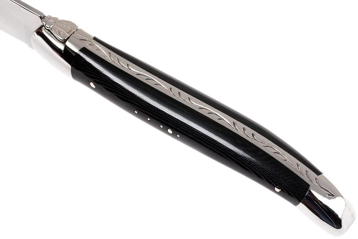 Forge De Laguiole, T62MINTCNOI, Set De Couteaux à Steak En Micarta 5 Forge De Laguiole, T62MINTCNOI, Set De Couteaux à Steak En Micarta – Image 5