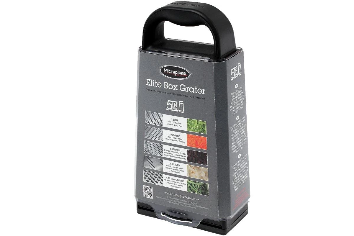 Microplane Elite Box Grater, Râpe 4 Microplane Elite Box Grater, Râpe – Image 4