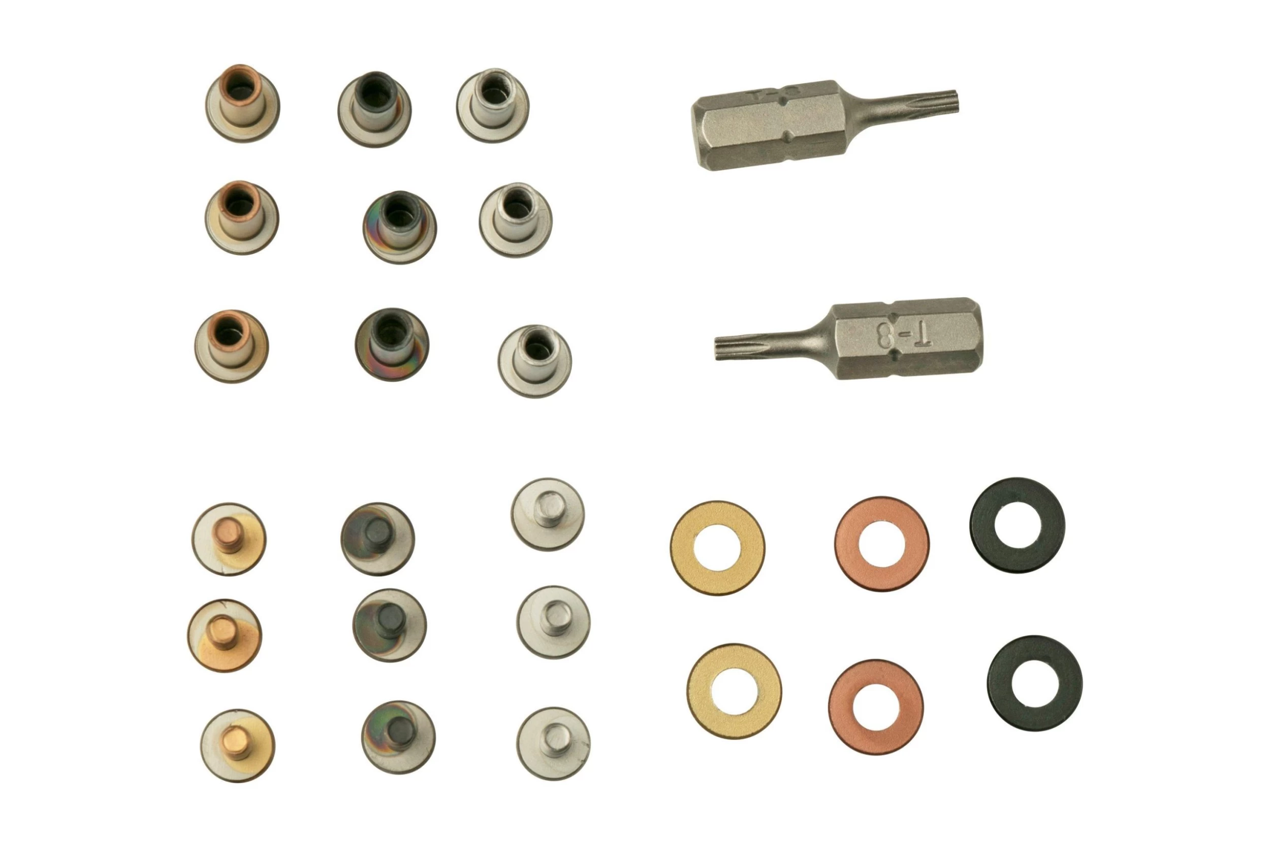 Messermeister Custom Mod Kit Handle Hardware, Set De Vis 1 Messermeister Custom Mod Kit Handle Hardware, Set De Vis