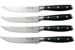 Messermeister Avanta L7684-5-4S, Set De 4 Couteaux à Steak, Noir