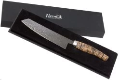 Nesmuk EXCLUSIVE C90 Couteau De Chef 18 Cm, Karelian Birch Burl, EDC90BM180 -Couteaux De Cuisine NEEDC90BM180 08 nesmuk exclusive needc90bm180 08