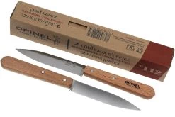 Opinel Set De 2 Couteaux D'office N°112 Naturel, Inoxydable -Couteaux De Cuisine OP001223 07 opinel no 112 op001223 07