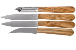 Opinel 002163 Les Essentiels Olivier Ensemble De Couteaux à éplucher