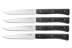 Opinel Facette Slate, Set De 4 Couteaux De Table Micro-dentelés