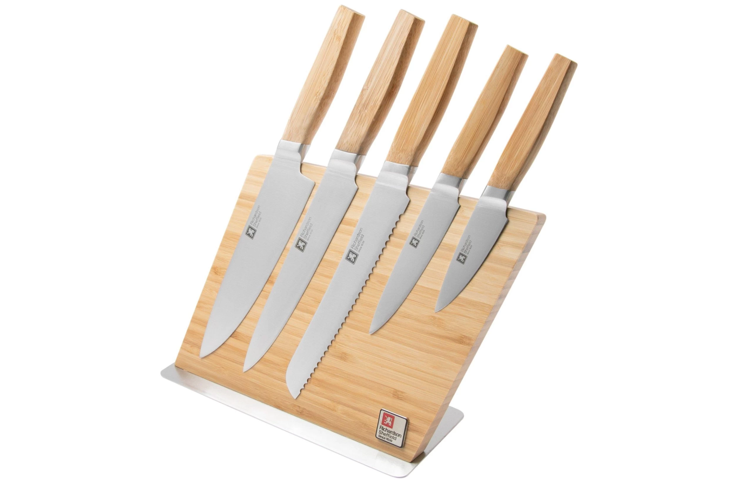 Richardson Sheffield Nomad 11111K514K20 Bloc à Couteaux Aimanté, Bambou 1 Richardson Sheffield Nomad 11111K514K20 Bloc à Couteaux Aimanté, Bambou