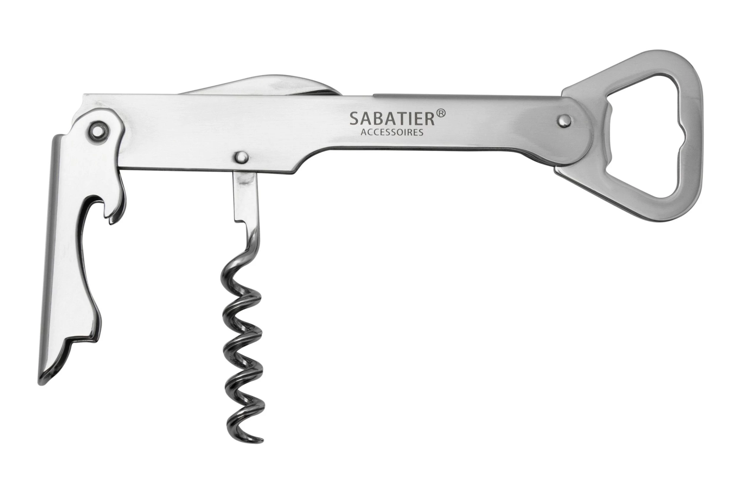 Lion Sabatier Corkscrew Nickel 018862 Décapsuleur Avec Tire-bouchon 3 Lion Sabatier Corkscrew Nickel 018862 Décapsuleur Avec Tire-bouchon – Image 3