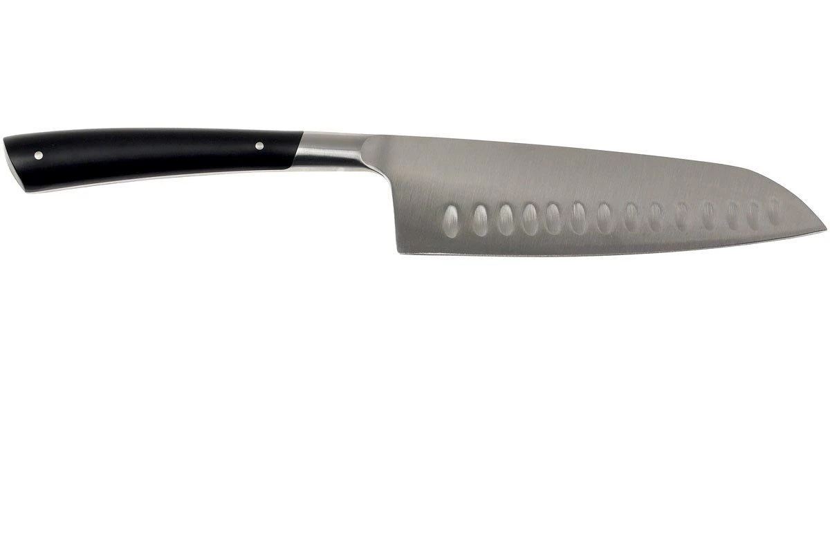 Lion Sabatier Edonist Santoku 18 Cm, Noir, 807880 2 Lion Sabatier Edonist Santoku 18 Cm, Noir, 807880 – Image 2