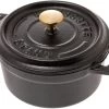 Mini Cocotte Staub 10 Cm, 0,25 L Noir