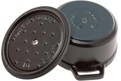 Mini Cocotte Staub 10 Cm, 0,25 L Noir -Couteaux De Cuisine SB1101025 03 staub sb1101025 03