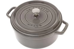 Cocotte Staub 24 Cm, 3,8 L Gris