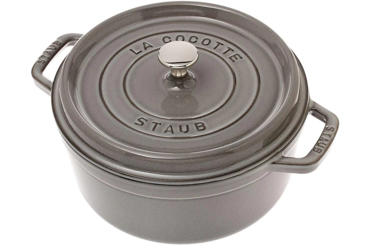 Cocotte Staub 24 Cm, 3,8 L Gris 1 Cocotte Staub 24 Cm, 3,8 L Gris