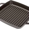 Gril Staub 28 Cm Carré, Noir