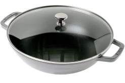 Poêle Wok Staub, 30 Cm, 4,4 L Gris