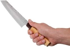 Sakai Takayuki Bunka 33-Layer Damascus Hammered WA 20 Cm -Couteaux De Cuisine TA07480 06 sakai takayuki