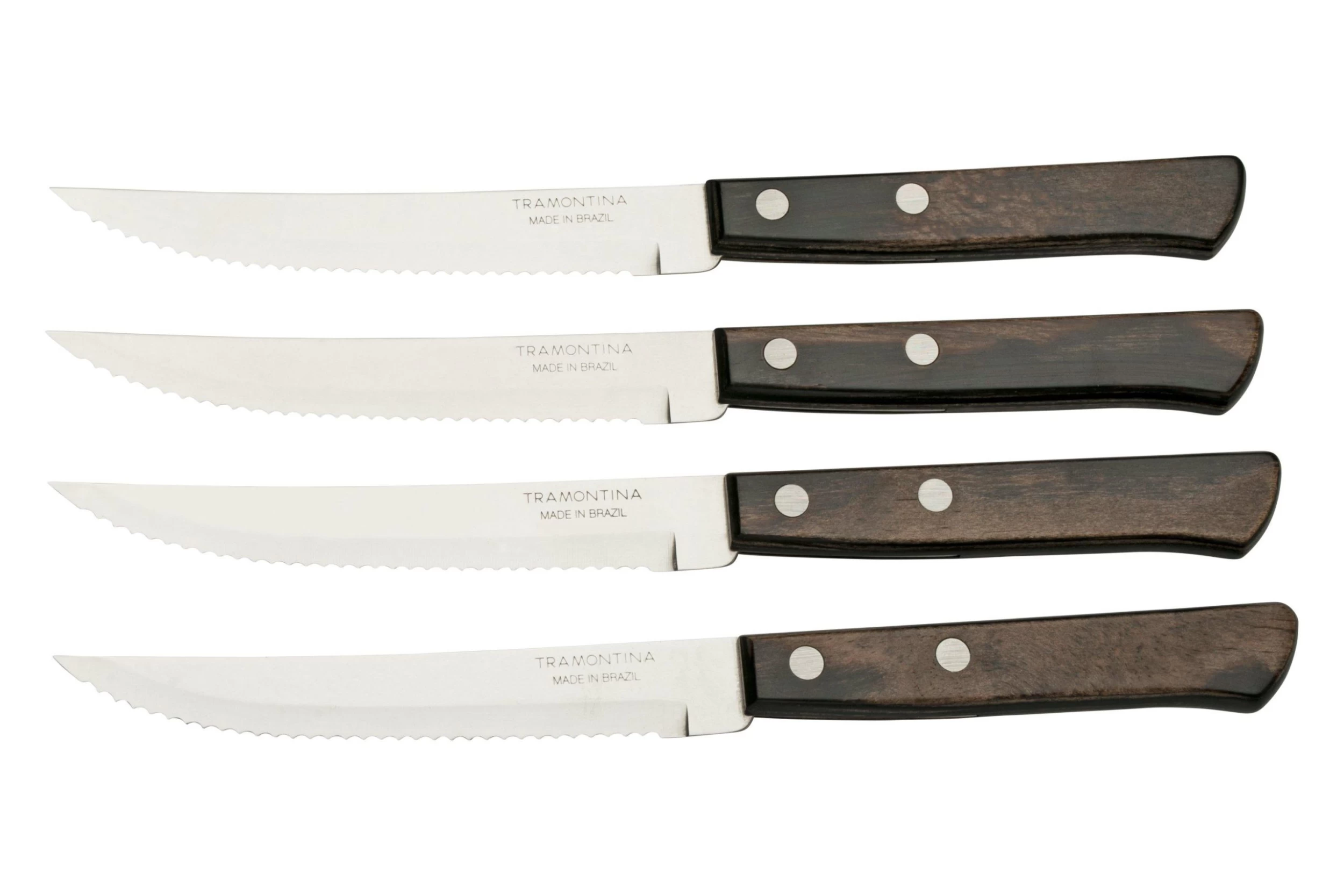 Tramontina Churrasco 92000-001, Set De 4 Couteaux à Steak/pizza 1 Tramontina Churrasco 92000-001, Set De 4 Couteaux à Steak/pizza