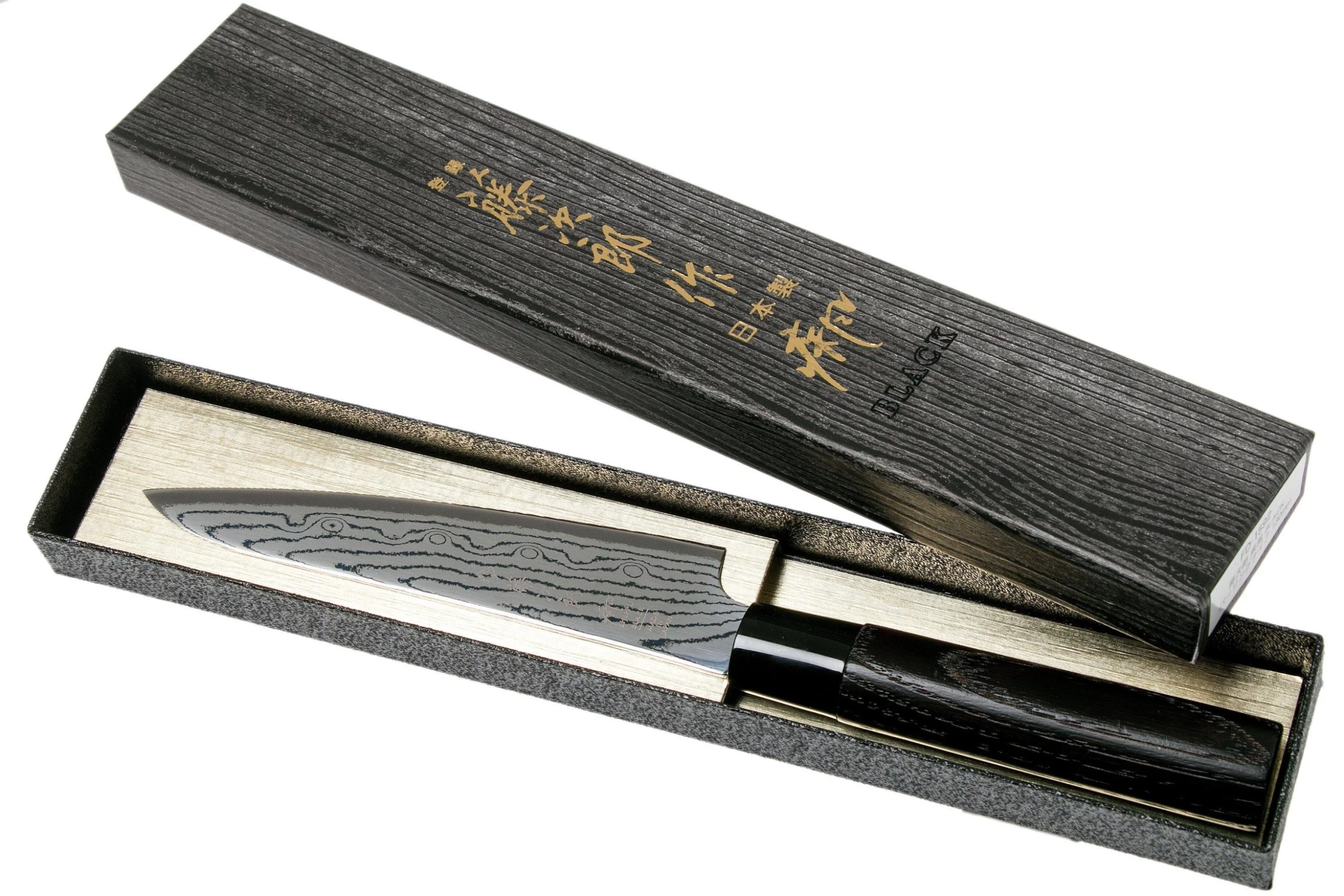 Tojiro Shippu Black Damascus Couteau Universel 13 Cm, FD-1592 8 Tojiro Shippu Black Damascus Couteau Universel 13 Cm, FD-1592 – Image 8