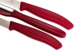 Victorinox SwissClassic Couteaux à Légumes Rouge, Ensemble De 3, 6.7111.31 8 Victorinox SwissClassic Couteaux à Légumes Rouge, Ensemble De 3, 6.7111.31 -Couteaux De Cuisine VT6 7111 31 04 victorinox vt6 7111 31 04