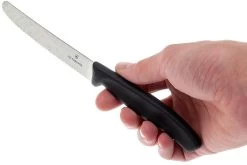 Victorinox SwissClassic Couteaux à Légumes Noir, Set De 3, 6.7113.3 -Couteaux De Cuisine VT6 7113 3 04 victorinox groentemesset vt6 7113 3 04