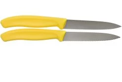 Victorinox SwissClassic Couteaux à Légumes Jaunes 10 Cm, Set De 2 Dont 1 Normal Et 1 Dentelé, VT6-7796-L8B -Couteaux De Cuisine VT6 7796 L8B 02 victorinox swissclassic