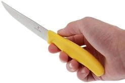 Victorinox SwissClassic Couteaux à Steak/pizza Jaune, Set De 2 6.7936.12L8B -Couteaux De Cuisine VT6 7936 12L8B 04 victorinox steakmes geel vt vt6 7936 12l8b 04