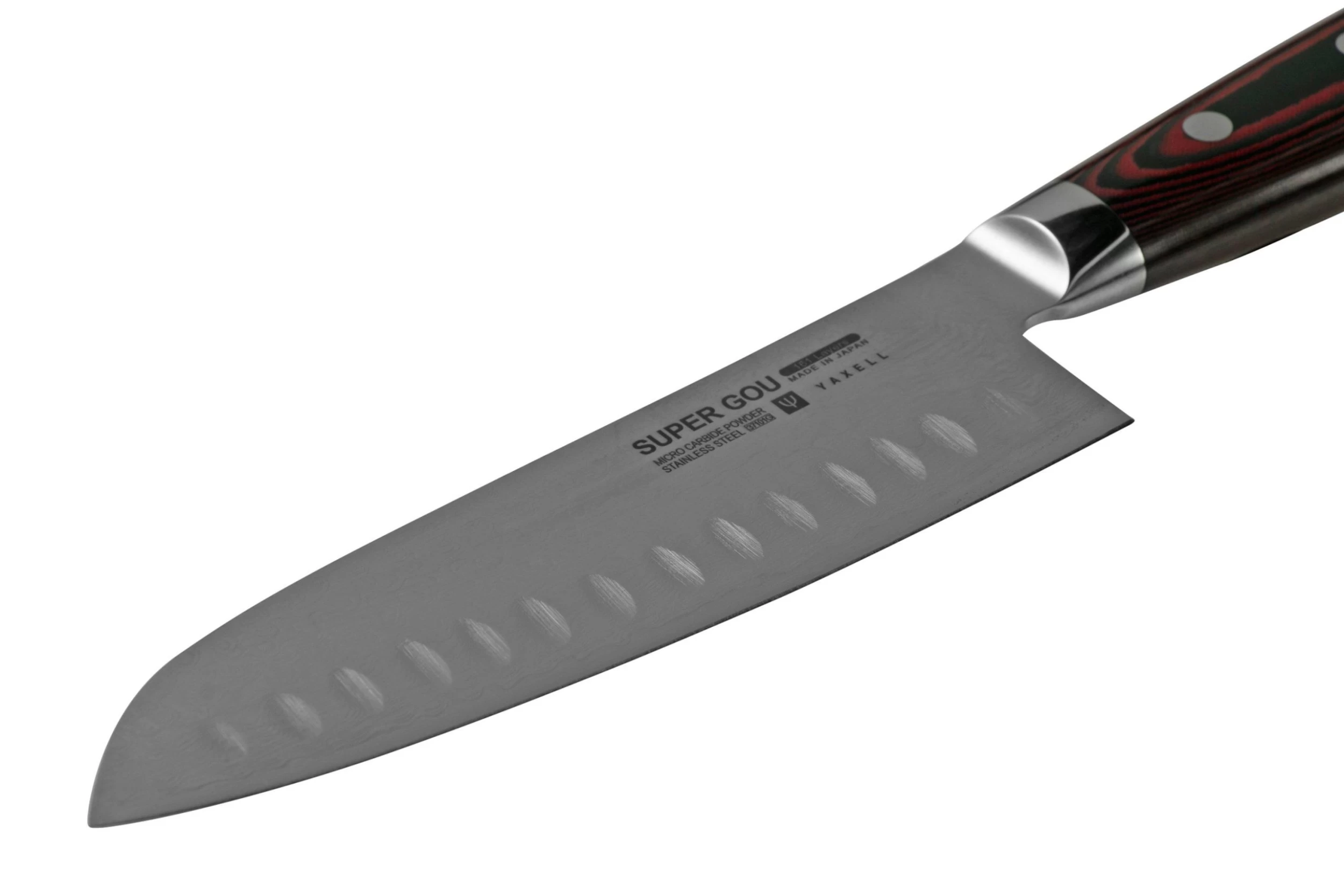 Yaxell Super Gou 37118 Santoku à Alvéoles, Acier Damassé 161 Couches, 16,5 Cm 3 Yaxell Super Gou 37118 Santoku à Alvéoles, Acier Damassé 161 Couches, 16,5 Cm – Image 3